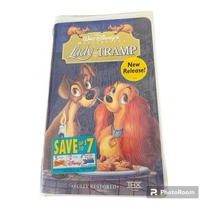 Masterpiece The Lady and The Tramp VHS NWT